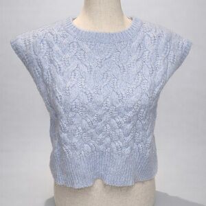 Sincerely Jules cropped sleeveless sweater Size XL